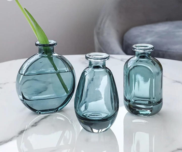 Стеклянная ваза Label