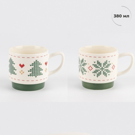 Набір з 2 кружок Winter sweater