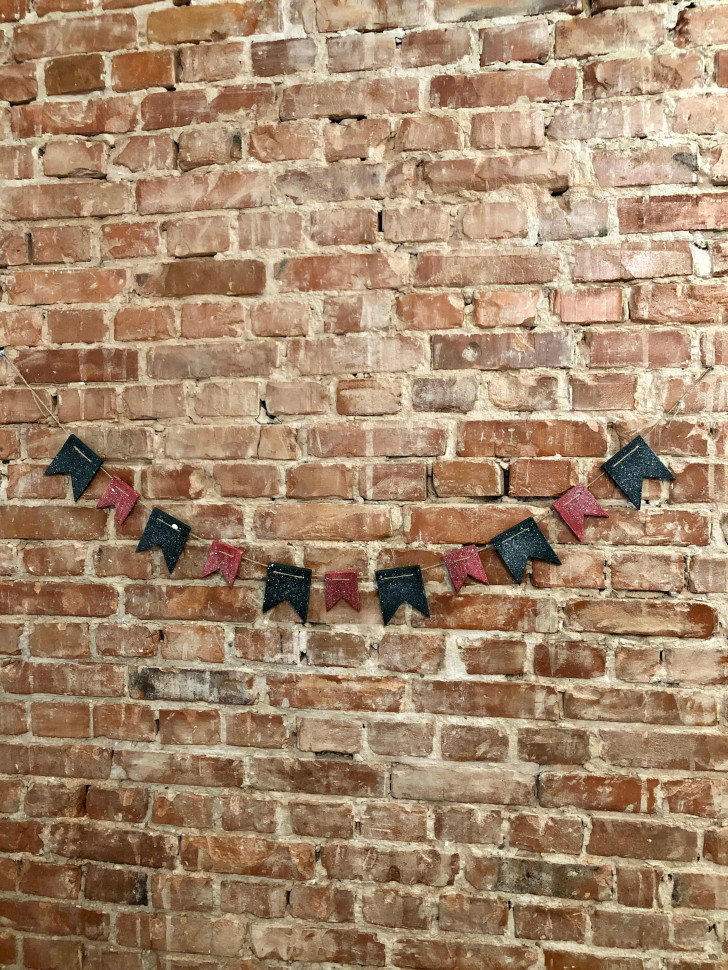 Флажки-гирлянда Advent Color