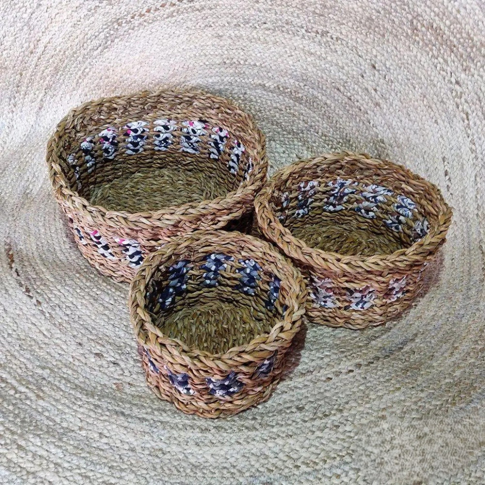 Набор плетеных корзин Seas