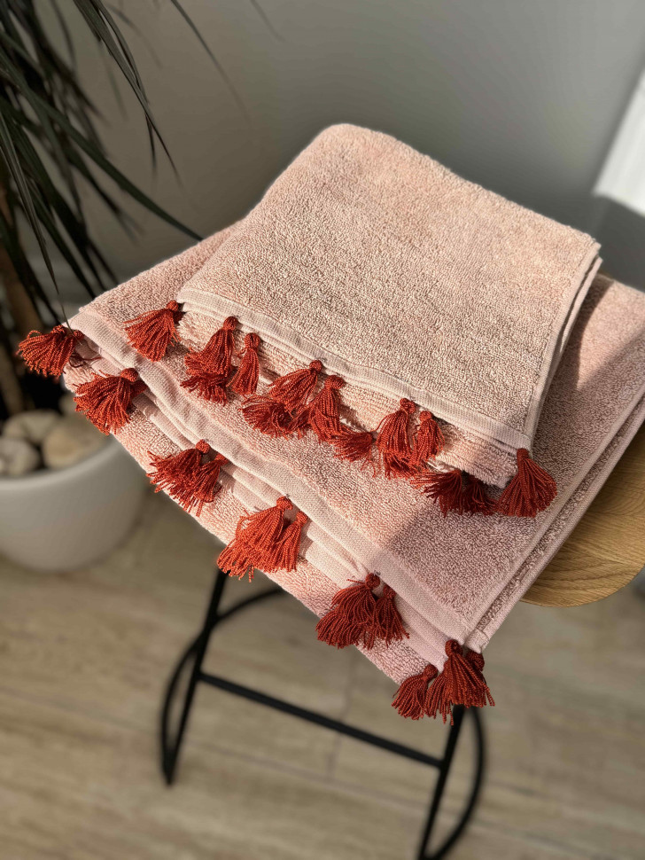 Махровое полотенце Monaco Light brown