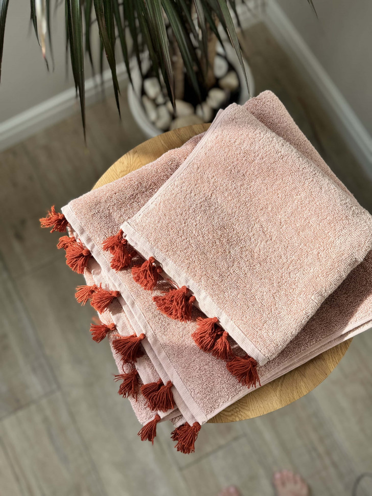 Махровое полотенце Monaco Light brown