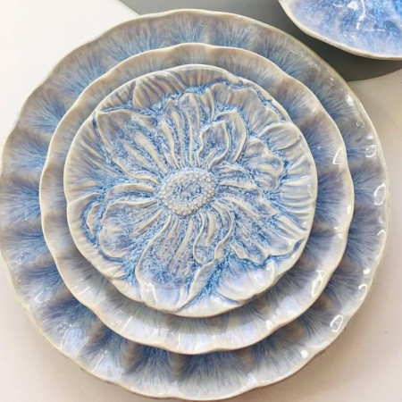 Тарілка-квітка Blue Tinder