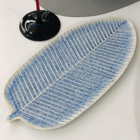 Тарілка-листок Blue Tinder