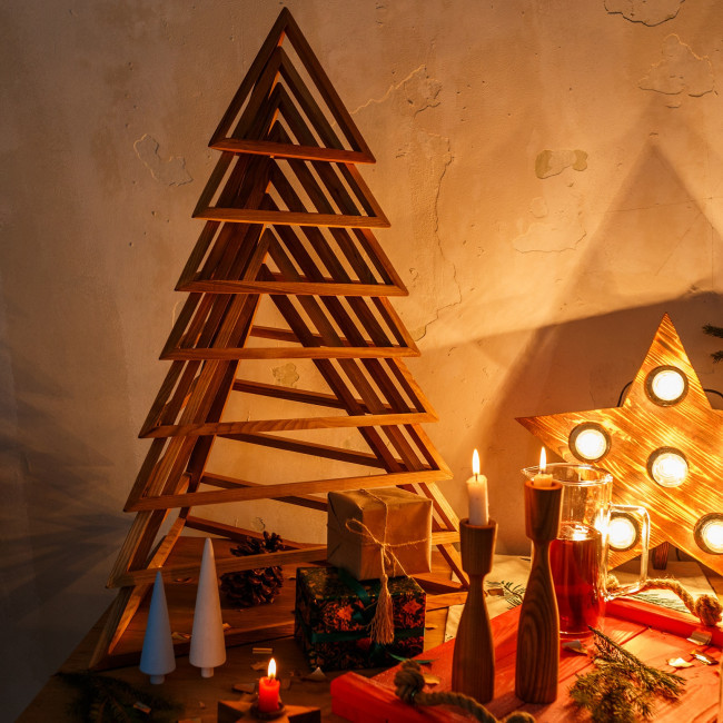 Деревянная елка Christmas mood