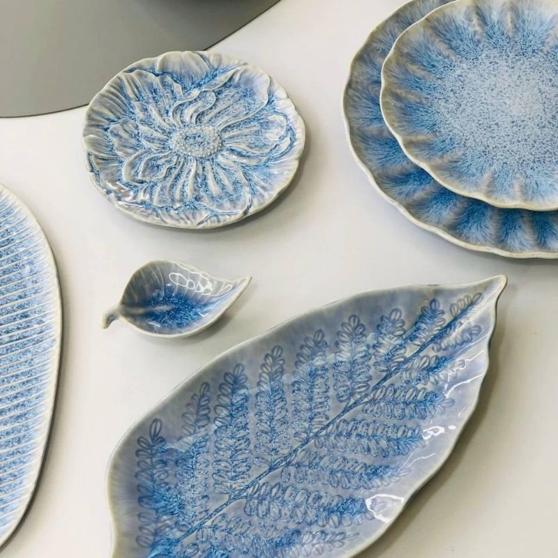 Тарілка-листок Blue Tinder II