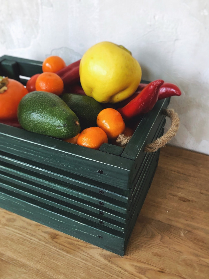 Деревянный ящик Bruno green