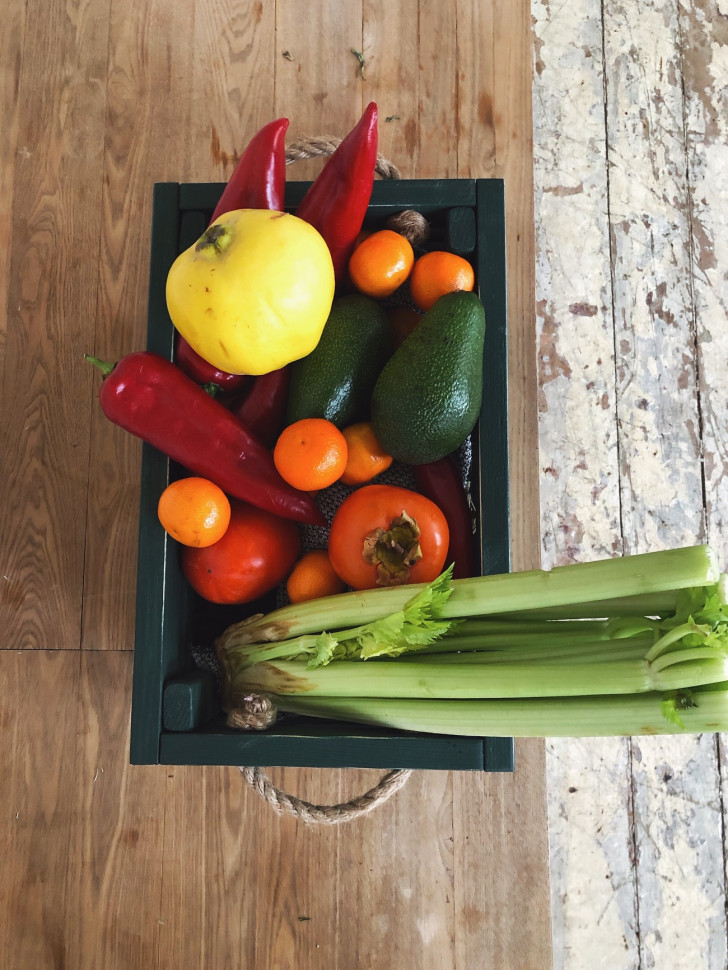 Деревянный ящик Bruno green