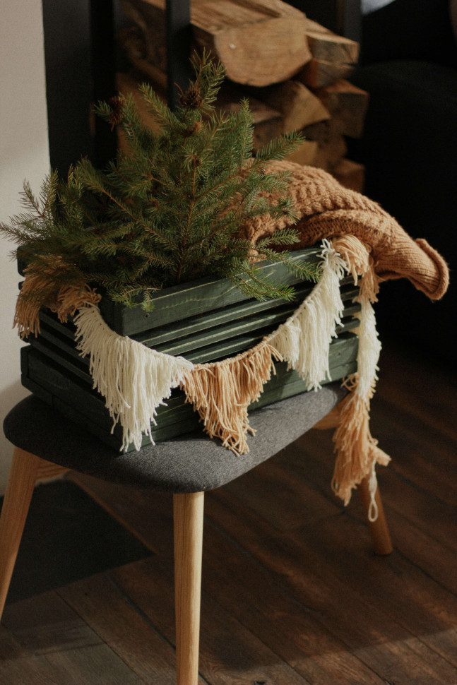 Деревянный ящик Bruno green