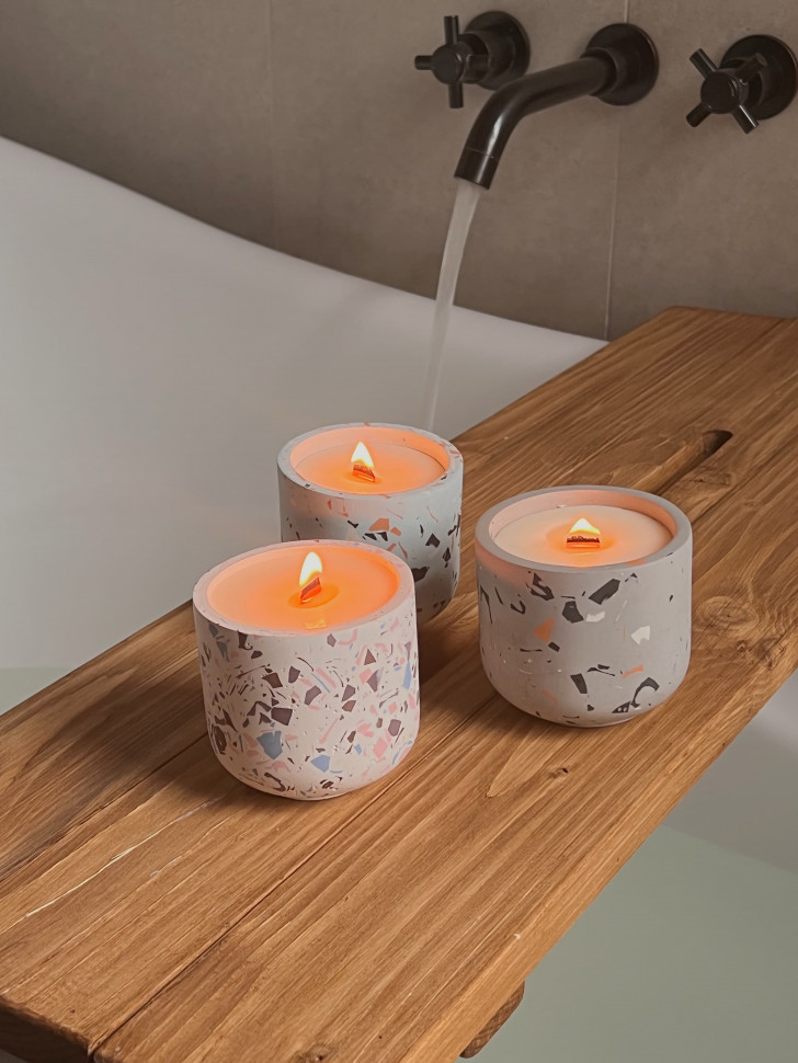 Соєва свічка Terazzo