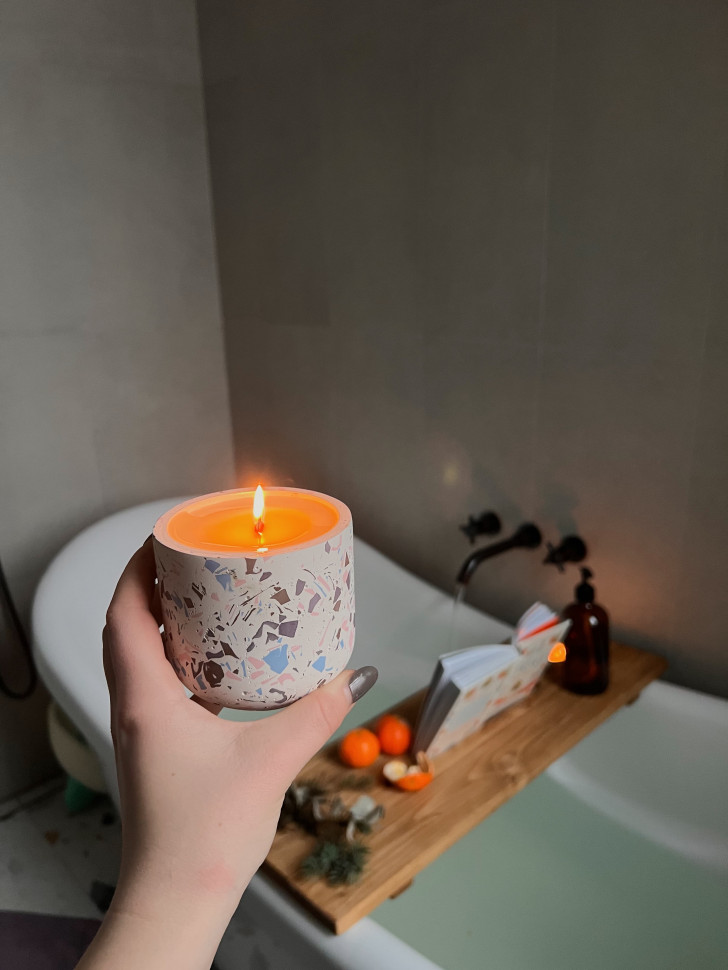 Соєва свічка Terazzo