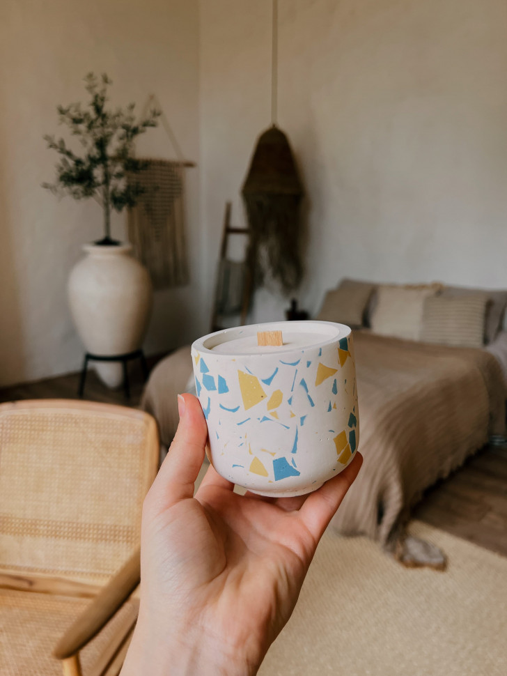 Соєва свічка Terazzo