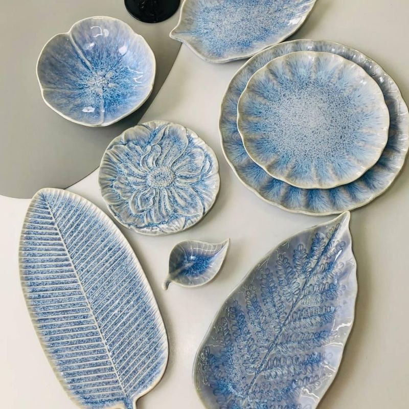 Тарелка-лист Blue Tinder III