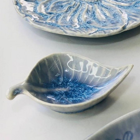 Тарелка-лист Blue Tinder III