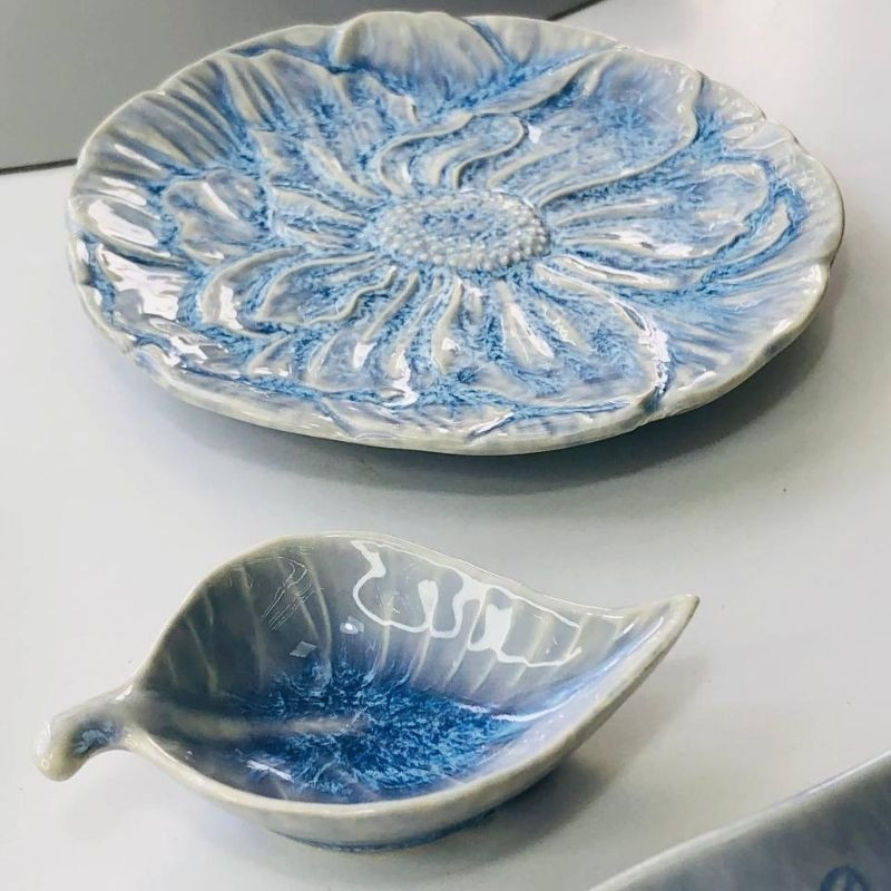 Тарелка-лист Blue Tinder III