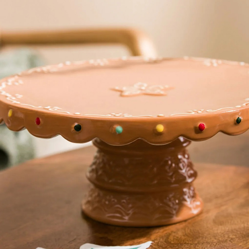 Тортовница New Year's gingerbread