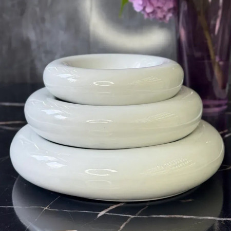 Тарілка Donat White