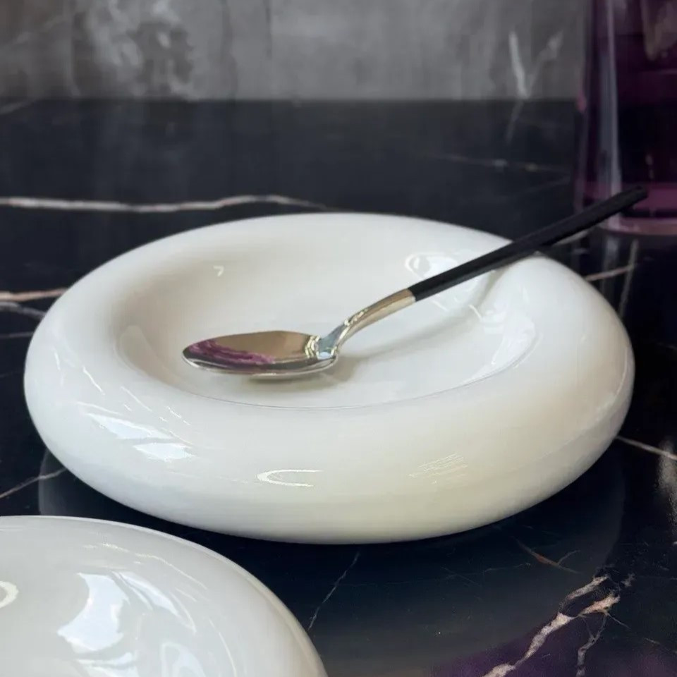 Тарелка Donat White