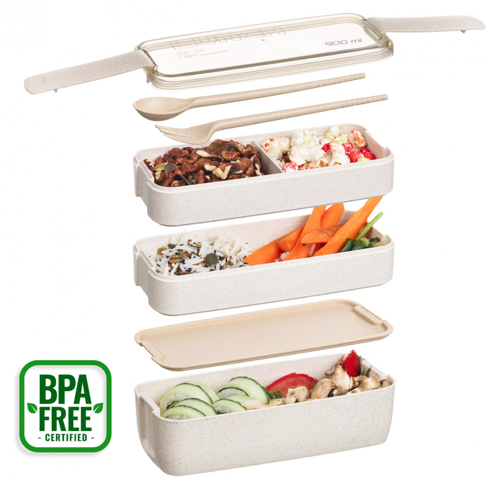 Ланч-бокс з пшеничного волокна Lunch 1050 мл