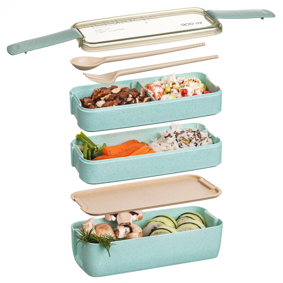 Ланч-бокс з пшеничного волокна Lunch 1050 мл