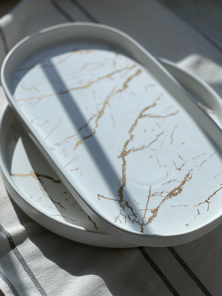 Фарфоровое круглое блюдо Wiese