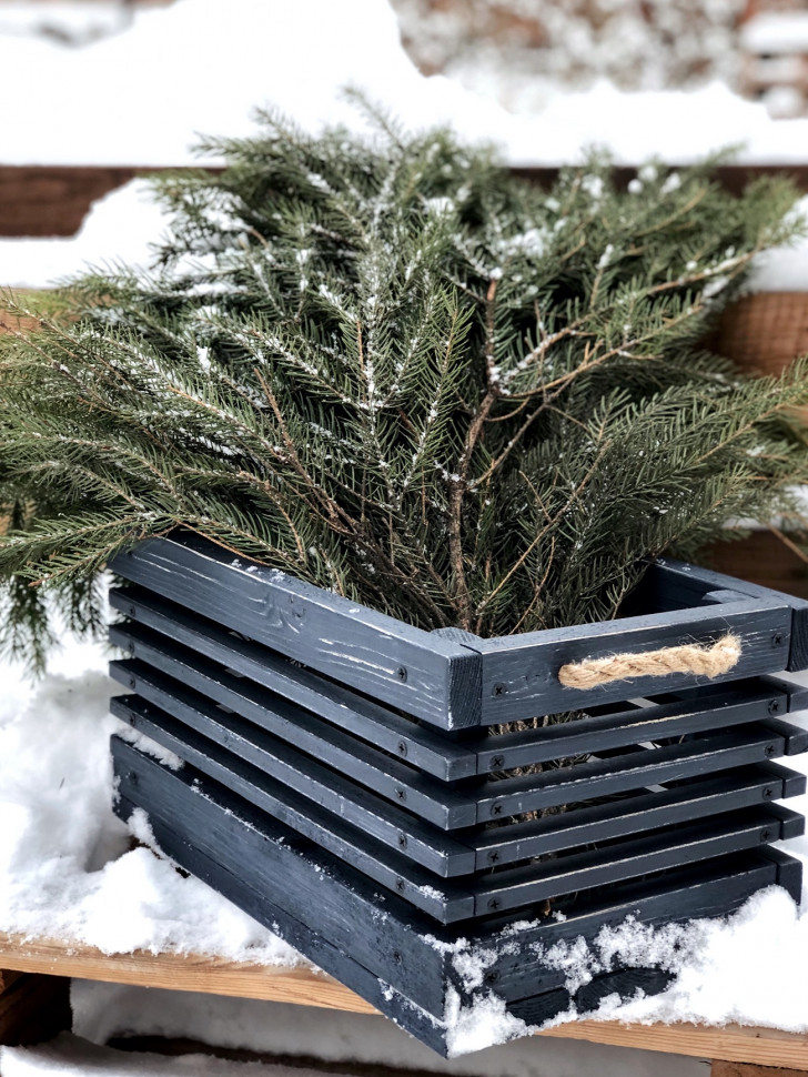 Дерев'яний ящик Bruno blue