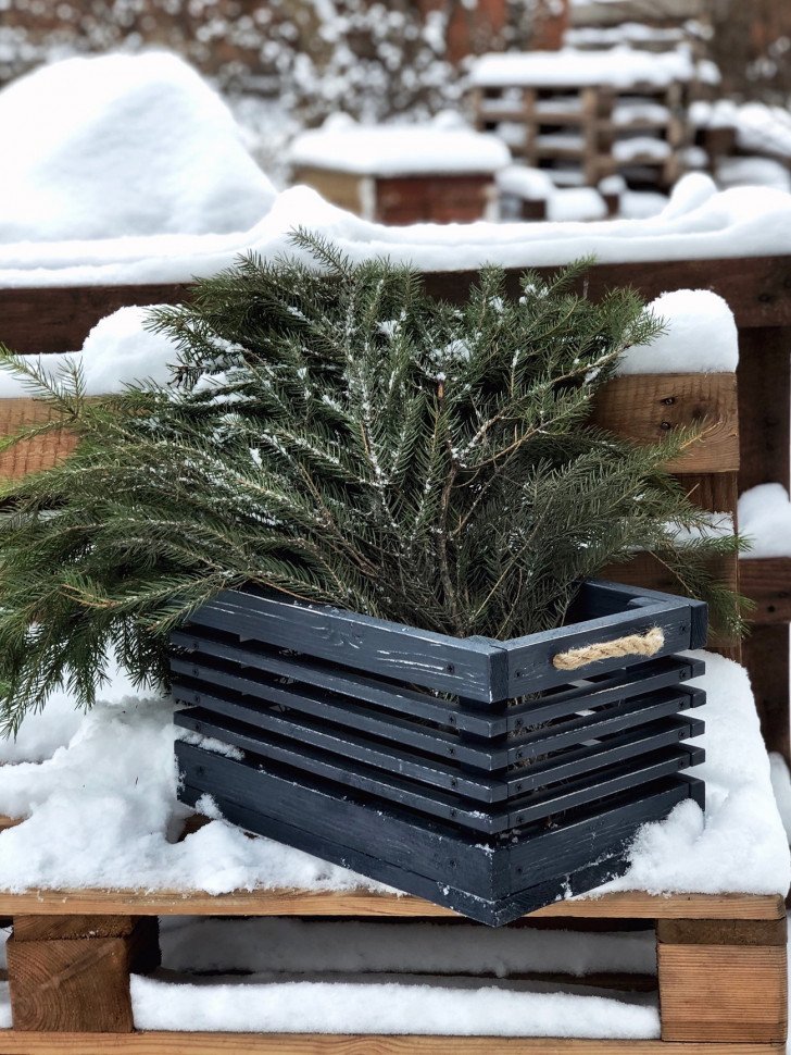 Дерев'яний ящик Bruno blue