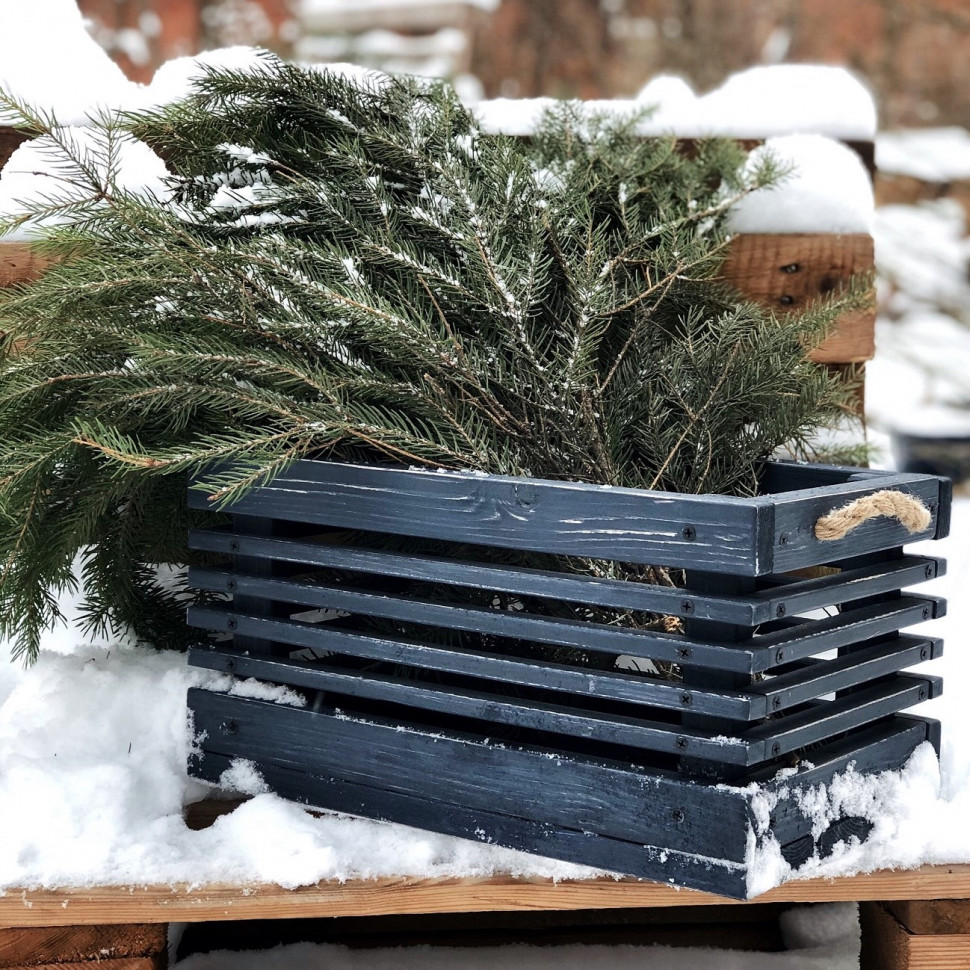 Дерев'яний ящик Bruno blue