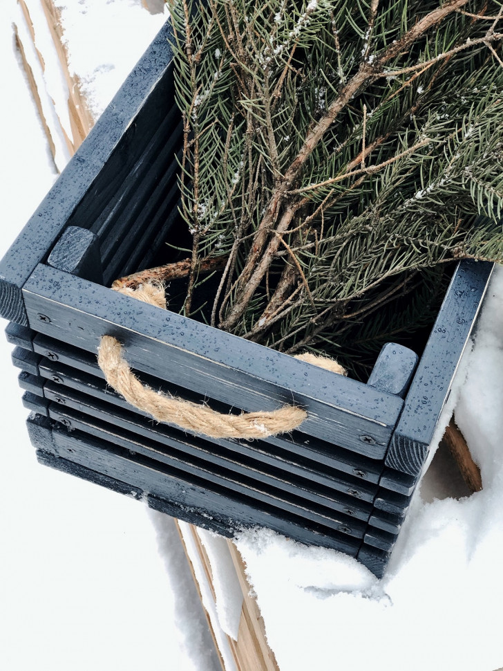 Дерев'яний ящик Bruno blue