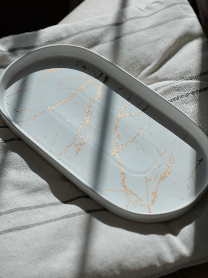 Порцелянове овальне блюдо Wiese