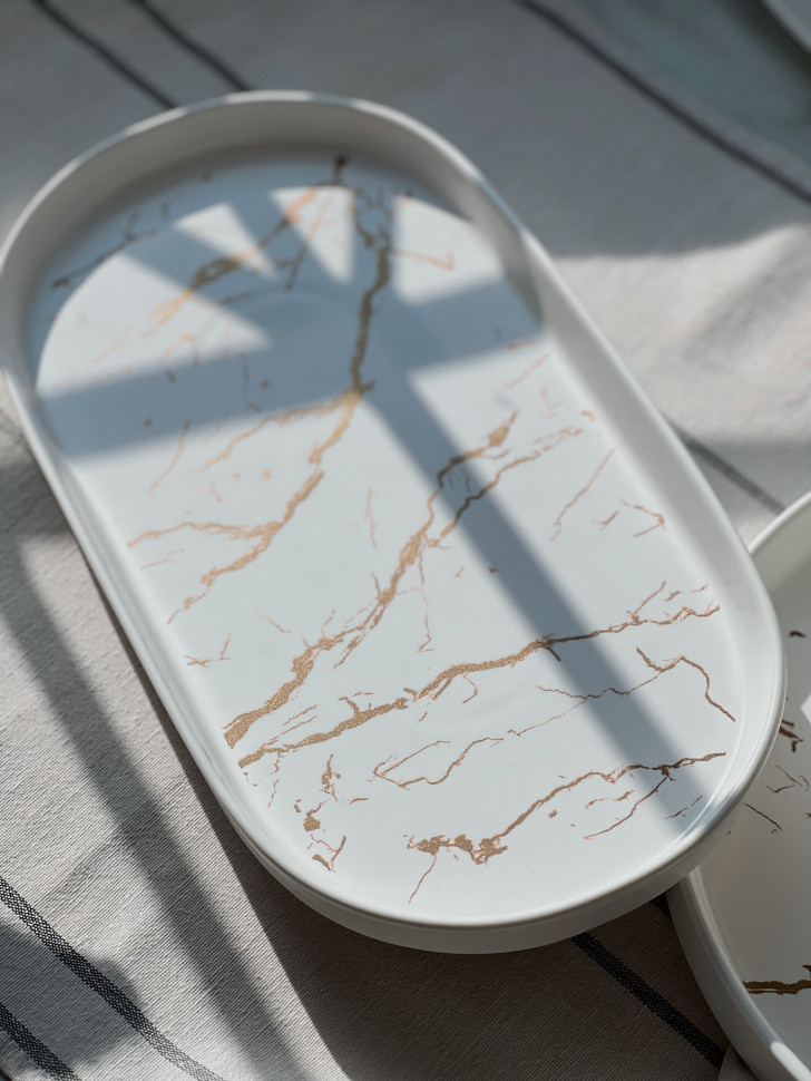 Порцелянове овальне блюдо Wiese