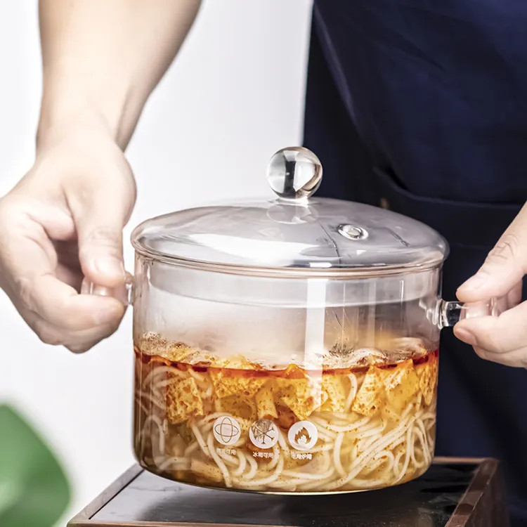 Стеклянная кастрюля Vaso