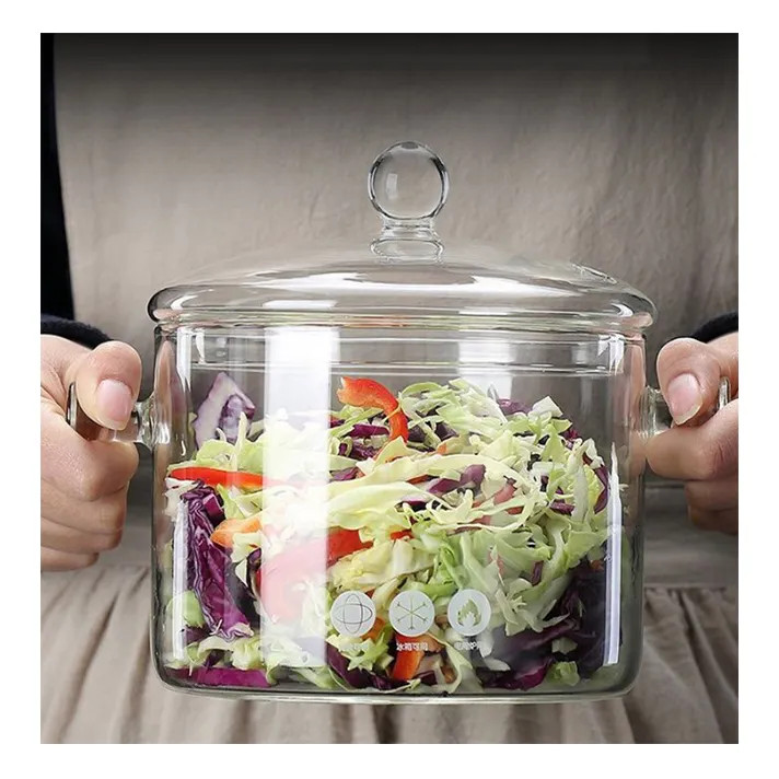 Стеклянная кастрюля Vaso