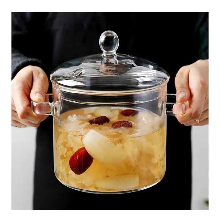 Стеклянная кастрюля Vaso