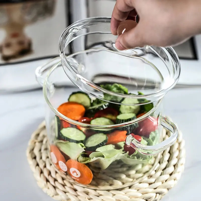 Стеклянная кастрюля Vaso