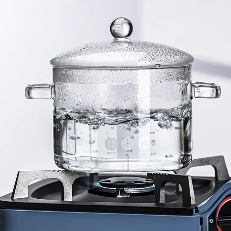 Стеклянная кастрюля Vaso