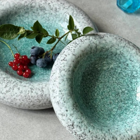 Тарілка Donat Turquoise