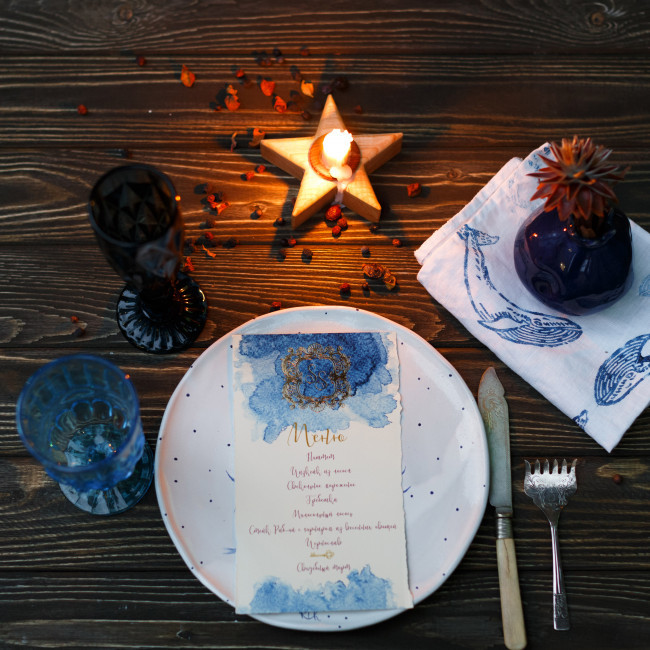 Подсвечник деревянный Orbin