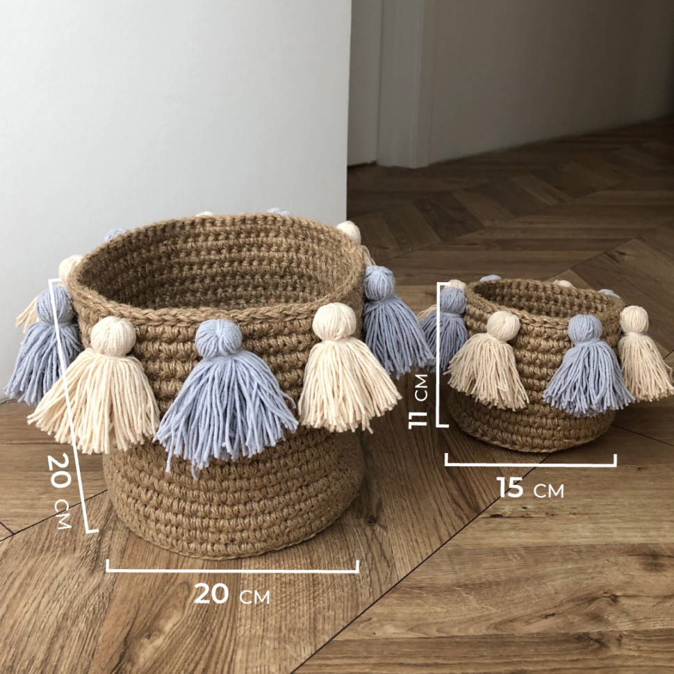 Кошик з пензликами Meringa