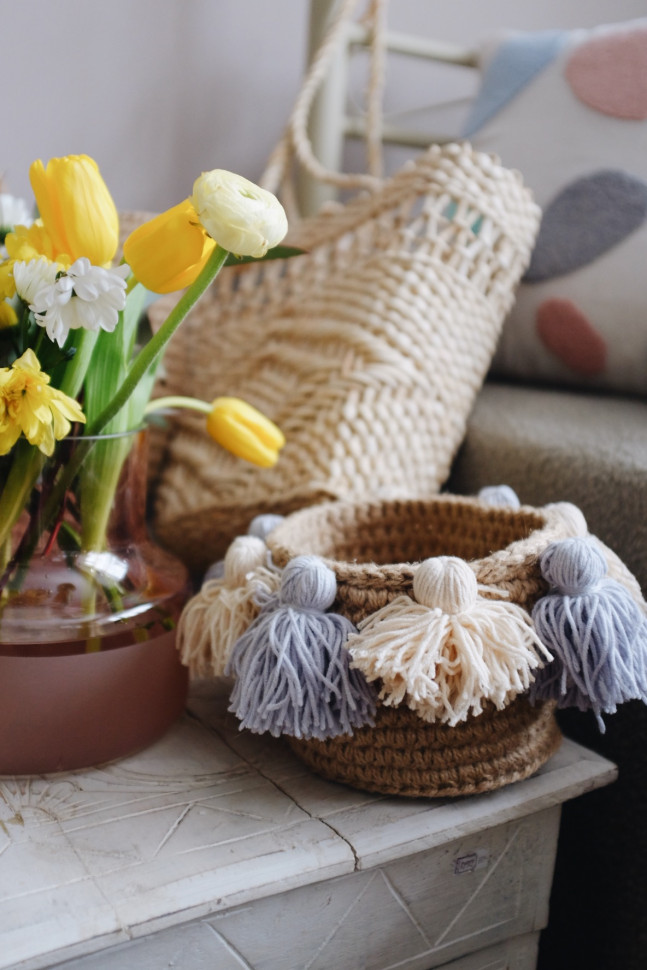 Кошик з пензликами Meringa