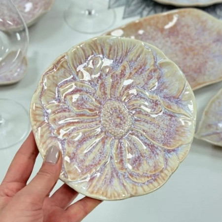 Тарілка-квітка Pink Tinder