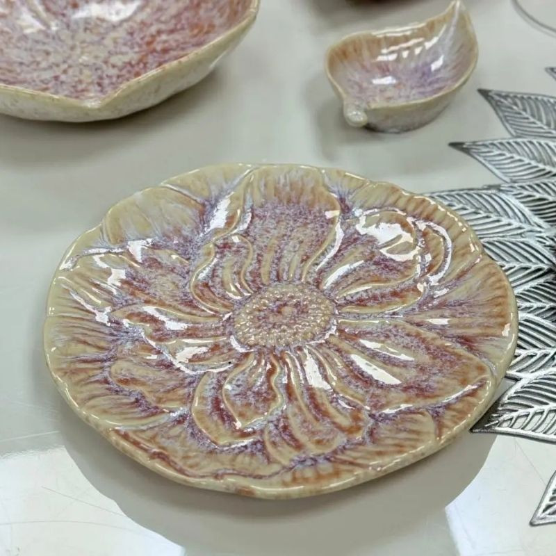 Тарелка-цветок Pink Tinder