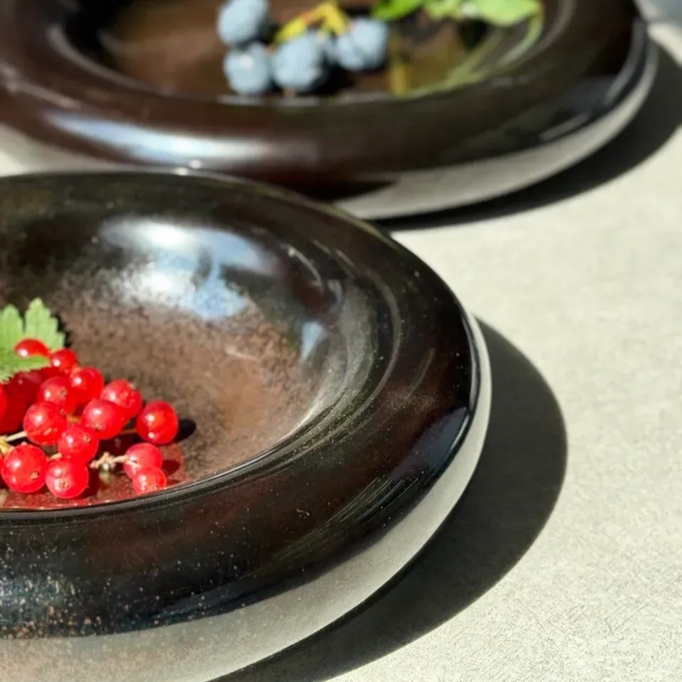 Тарілка Donat Black