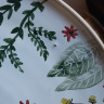 Белая керамическая тарелка Jungle