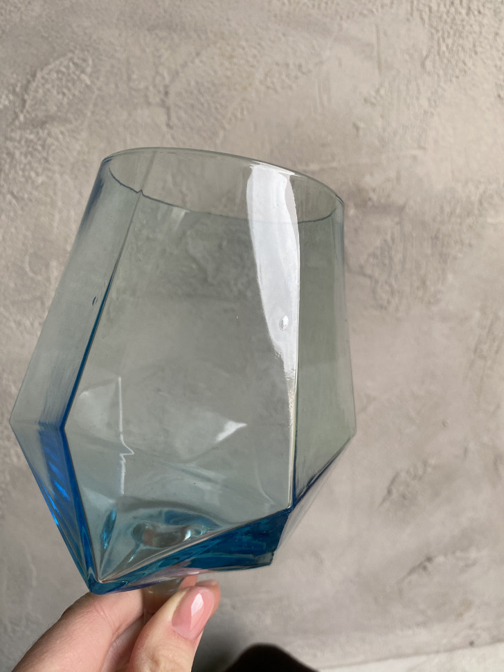 Винний келих Blush blue Уцінка