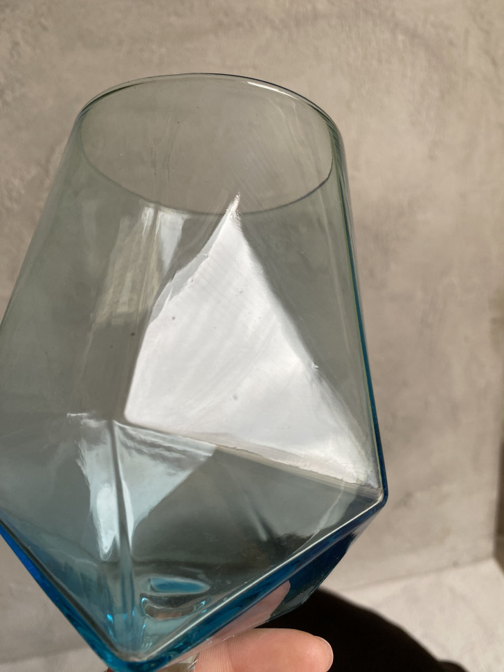 Винний келих Blush blue Уцінка