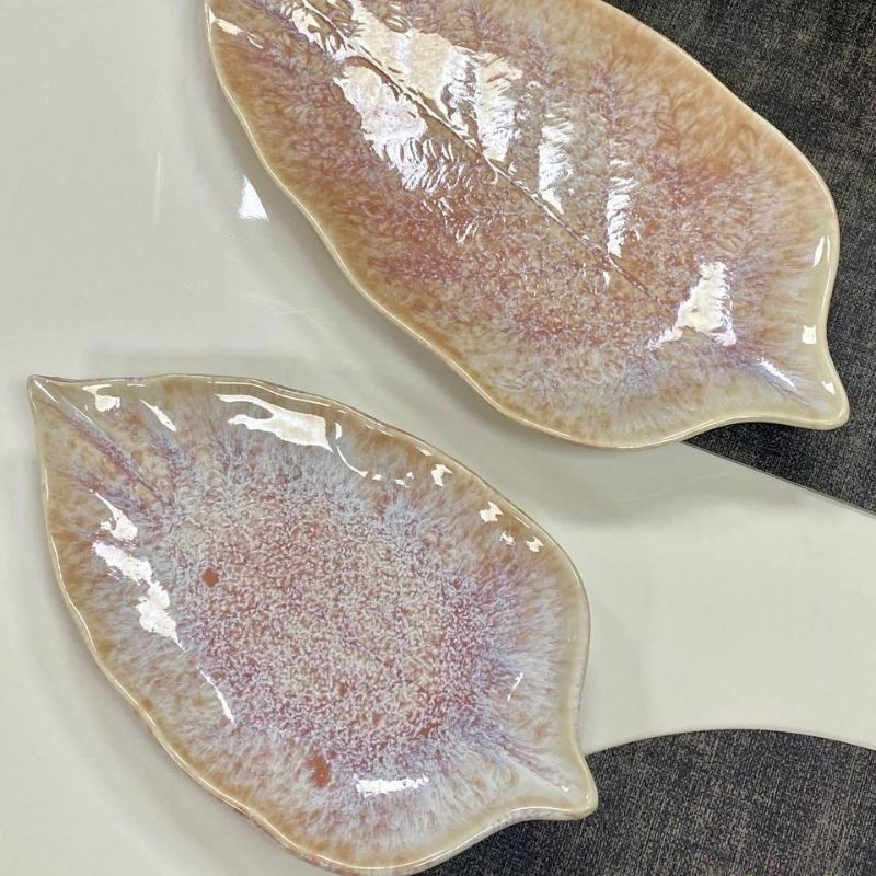 Тарелка-лист Pink Tinder II