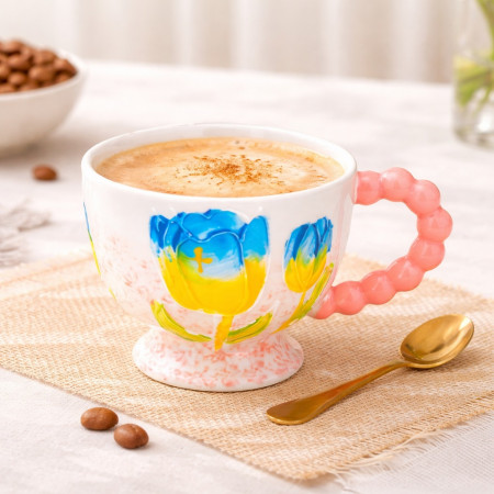 Чашка Blue Tulips