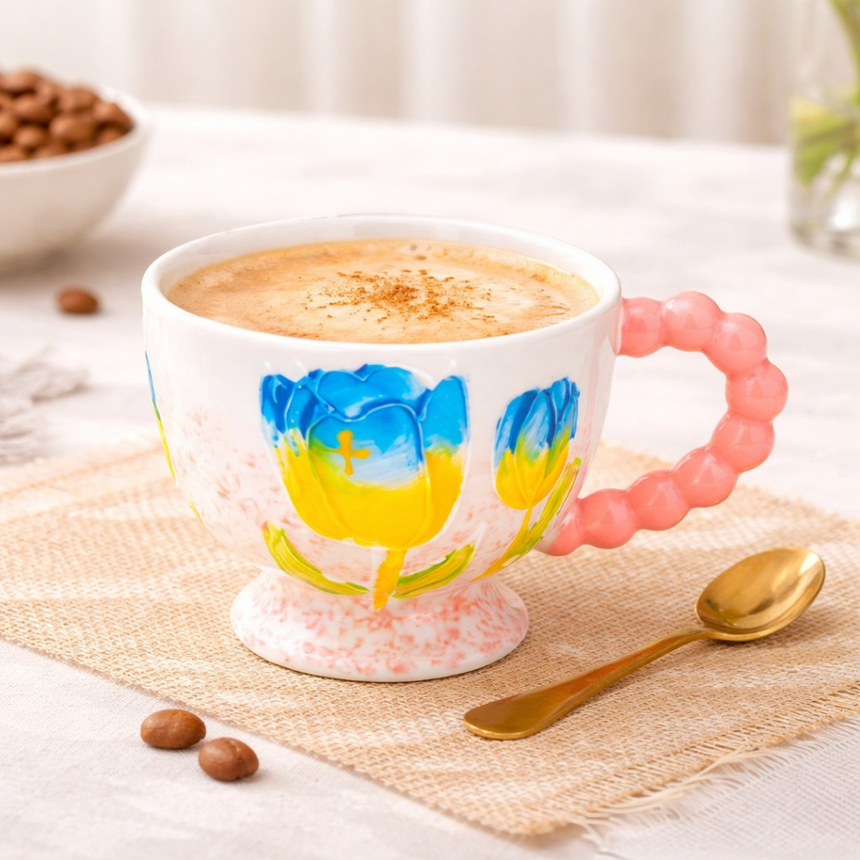 Чашка Blue Tulips