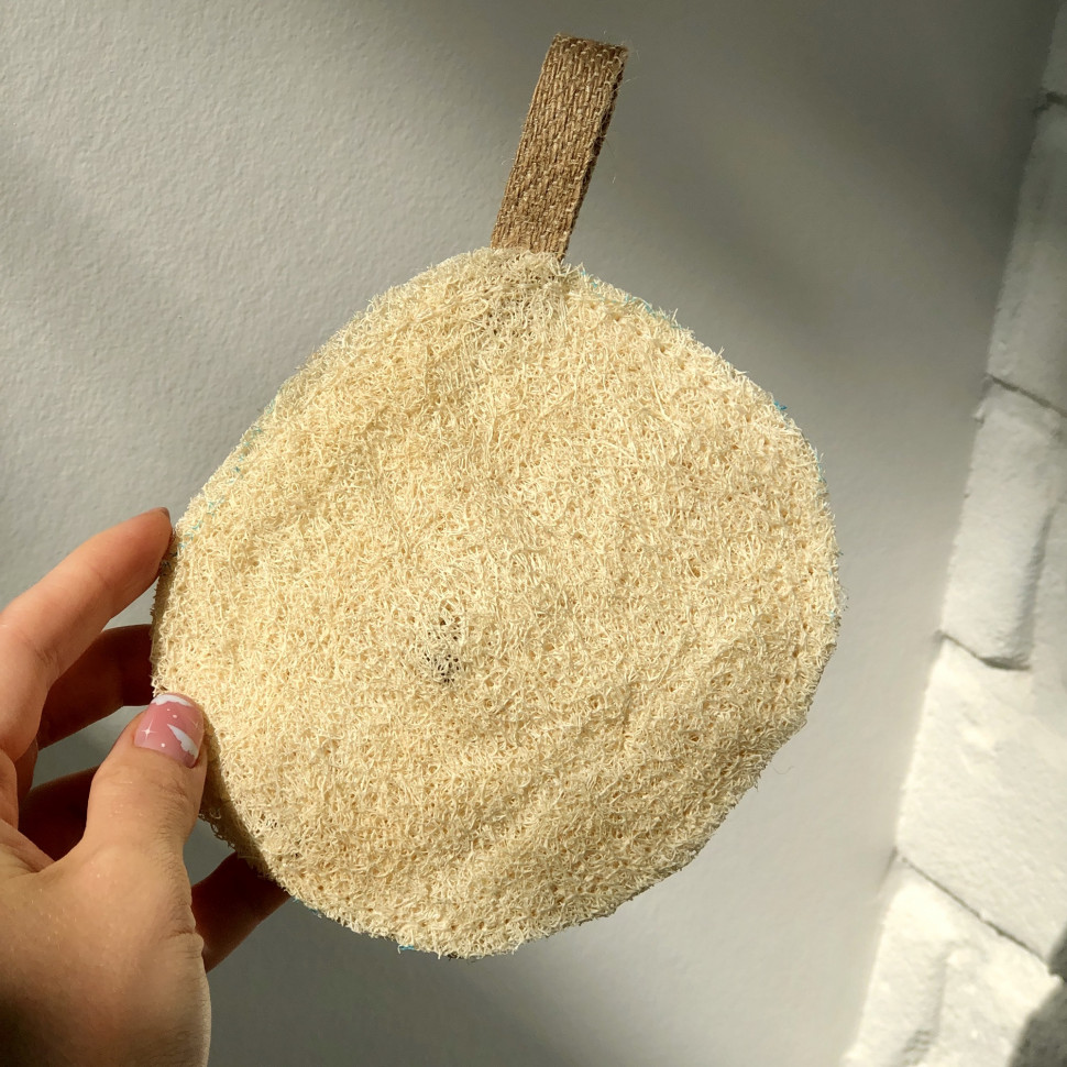 Губка для посуды из люфы Luffa